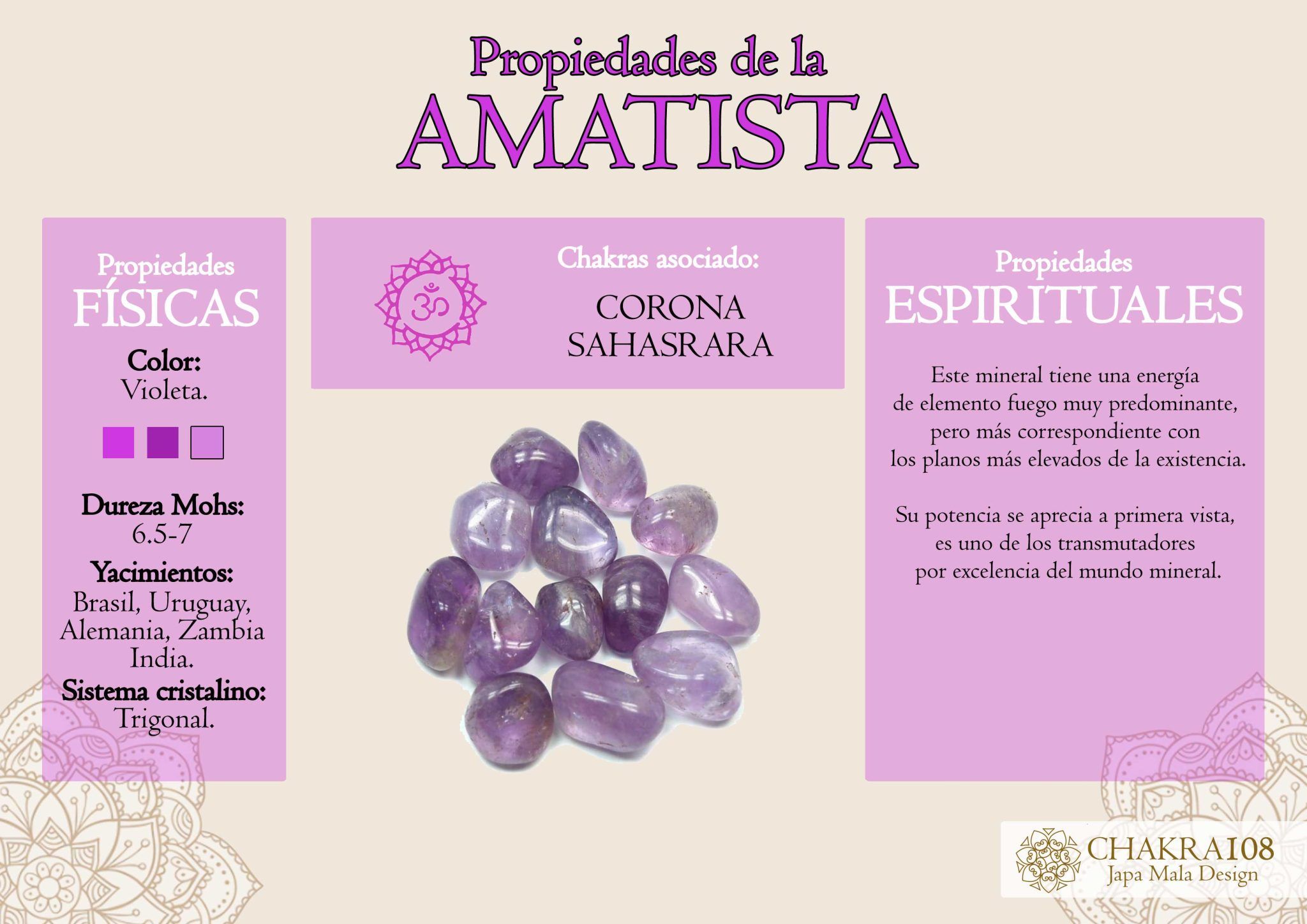 Amatista Significado Propiedades Y Beneficios Chakra108