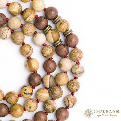 japa mala detalle elemento tierra