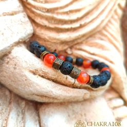 pulsera japa mala elemento fuego