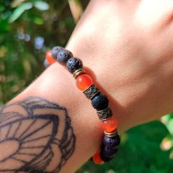 pulsera japa mala elemento fuego