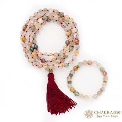 japa mala pulsera gran chaman granate