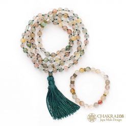 japa mala pulsera gran chaman verde