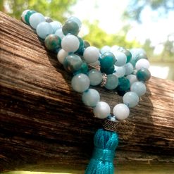 Japa Mala Quinto Chakra Visuddha