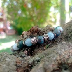 pulsera Japa Mala Quinto Chakra Visuddha