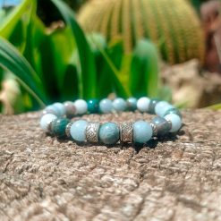 pulsera Japa Mala Quinto Chakra Visuddha