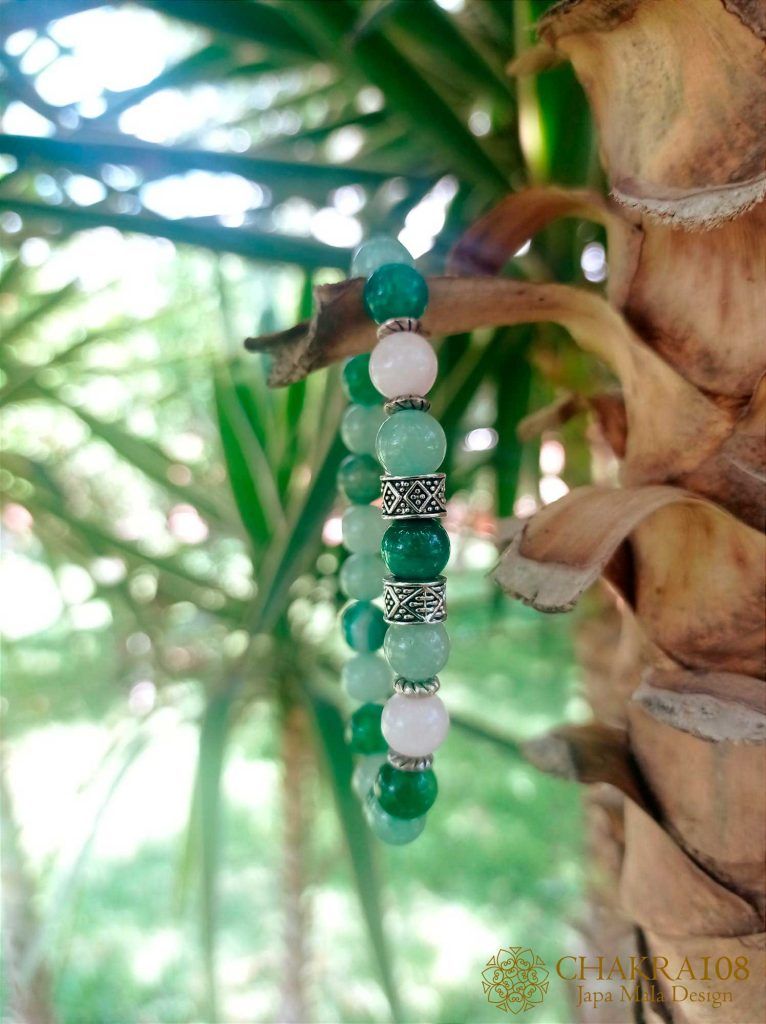 pulsera japa mala cuarto chakra anahata
