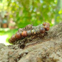 Pulsera Japa Mala Madera 3 pulsera japa mala madera