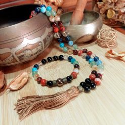 pulsera japa mala 7 chakras