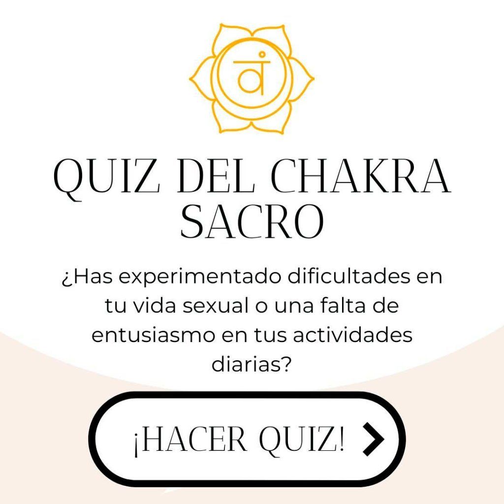 Quiz del Chakra Sacro 3 chakra sacro